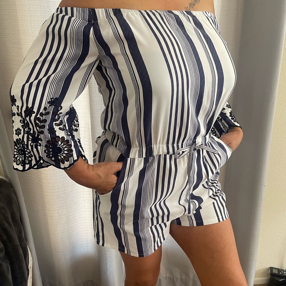 Striped Romper